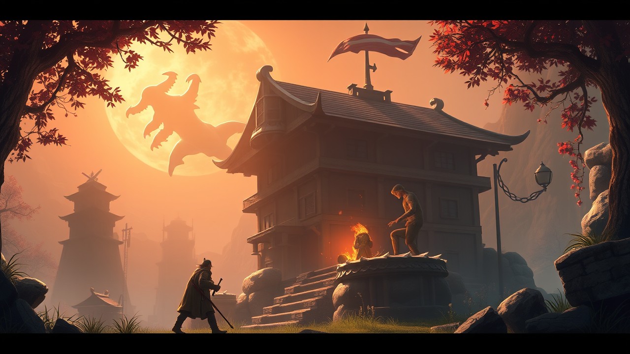 Artist inspired by game world creating fan art